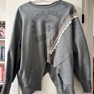 Cropped Unique Crew Neck (Made In Korea)